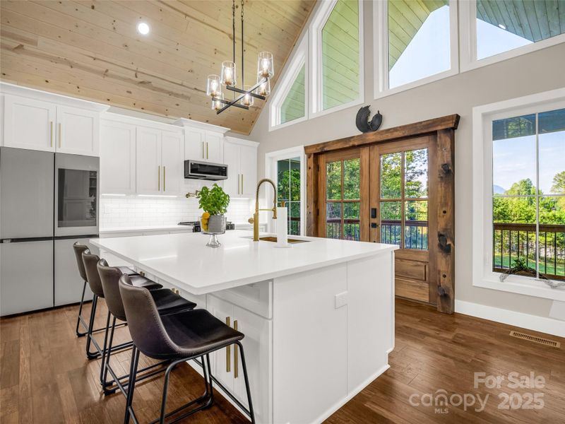 Furnished interior view inside a new home in , Mill Spring (Image 12).