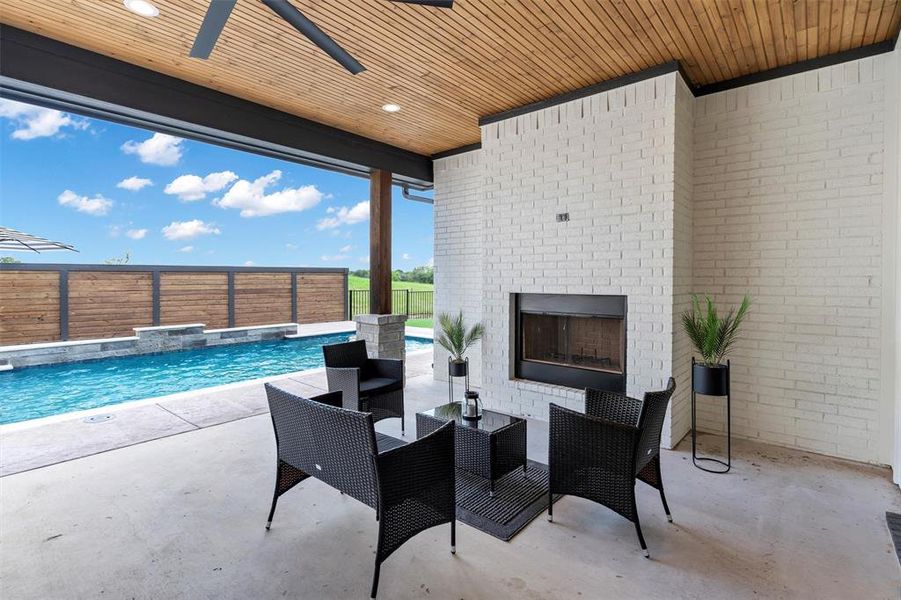 Furnished interior view inside a new home in , Granbury (Image 28).