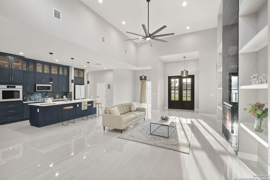 Furnished interior view inside a new home in , Spring Branch (Image 31).