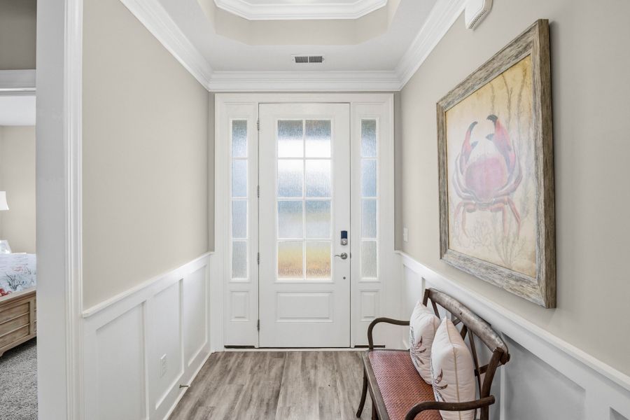 Furnished interior view inside a new home in Bridgewater - Waterside Village, Little River (Image 25).