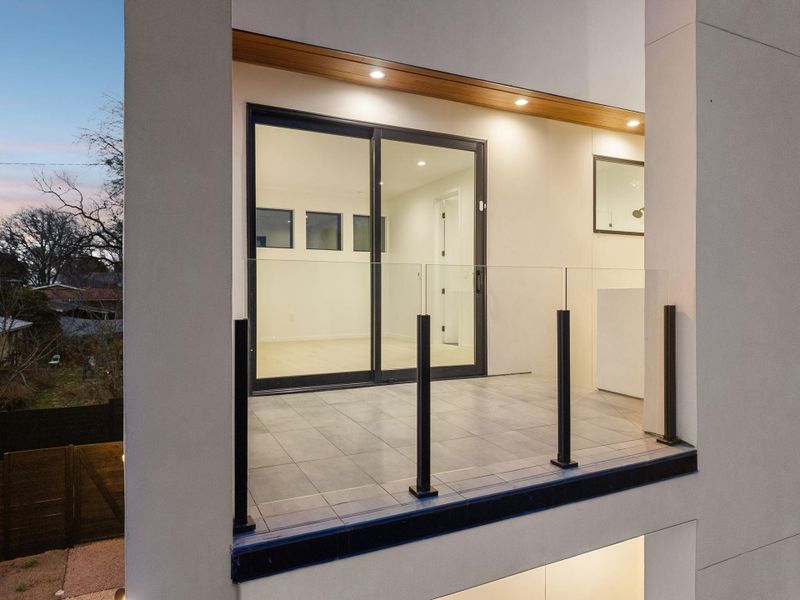 Detailed view of stucco siding