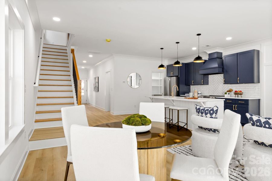 Furnished interior view inside a new home in , Charlotte (Image 12). Furnished interior view inside a new home in , Charlotte (Image 12).