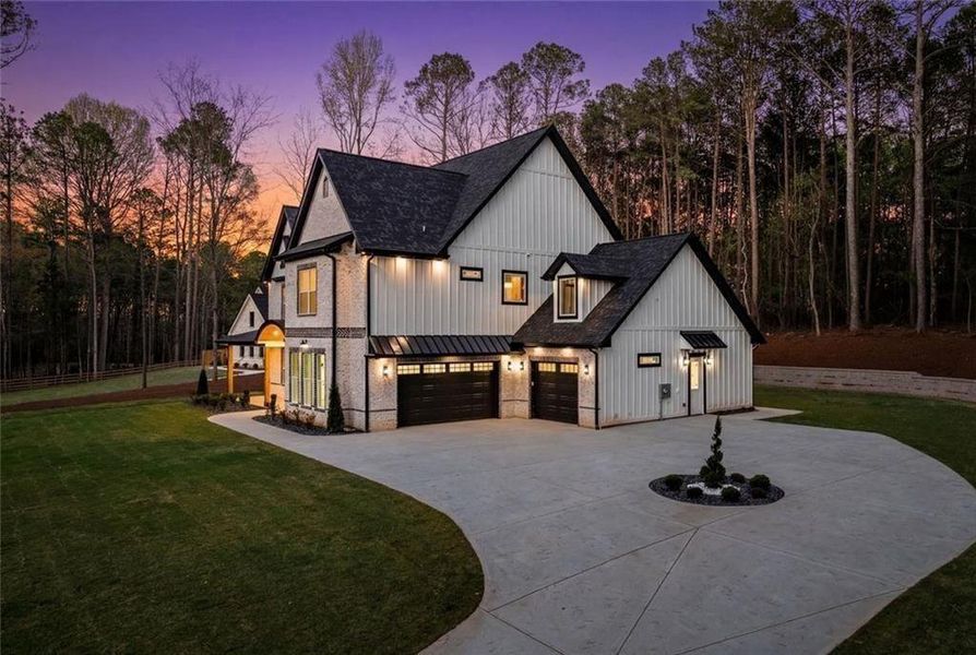 Front exterior of a new home in , Winder, GA, highlighting curb appeal (Image 29).