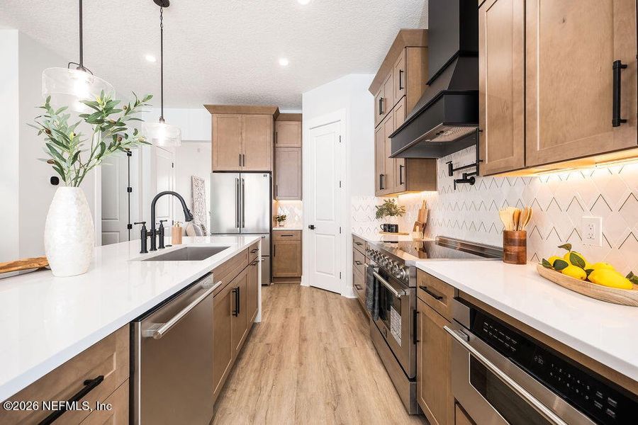 Furnished interior view inside a new home in , Jacksonville Beach (Image 12). Furnished interior view inside a new home in , Jacksonville Beach (Image 12).