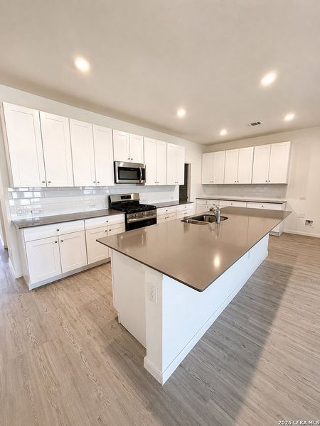 Furnished interior view inside a new home in Hidden Trails, Bulverde (Image 5).