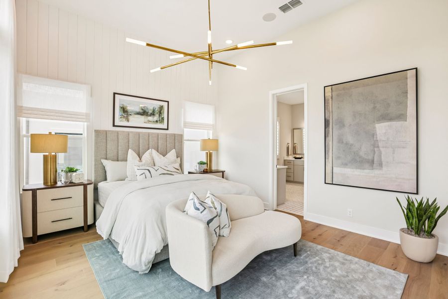 Representative furnished interior of a home built from the 5051 by Risewell Homes in Freedom at Anthem, Kyle (Image 14).