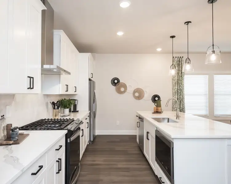 Furnished interior view inside a new home in Marshburn Landing - Bungalow Series, Wendell (Image 3).