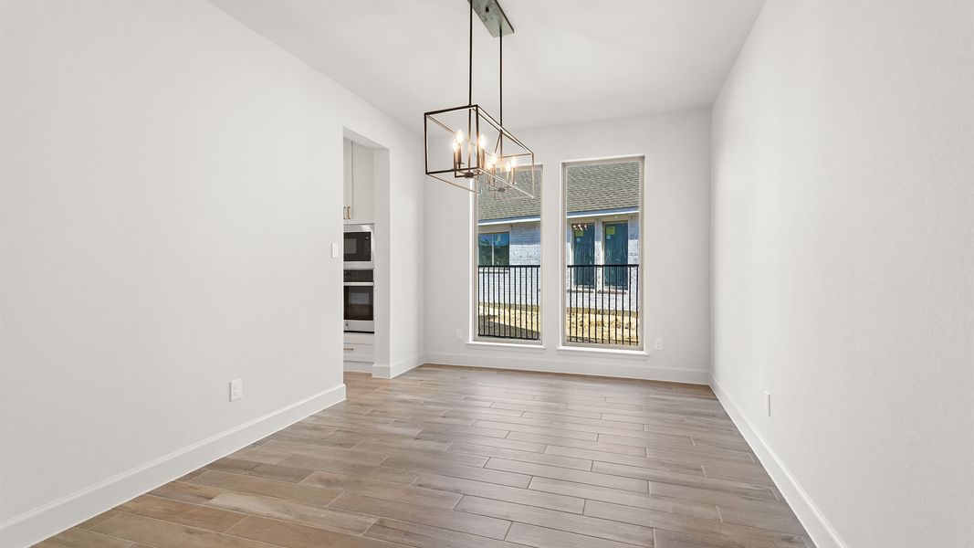 Spacious, unfurnished interior of a new home in Bridgeland, Cypress (Image 23).