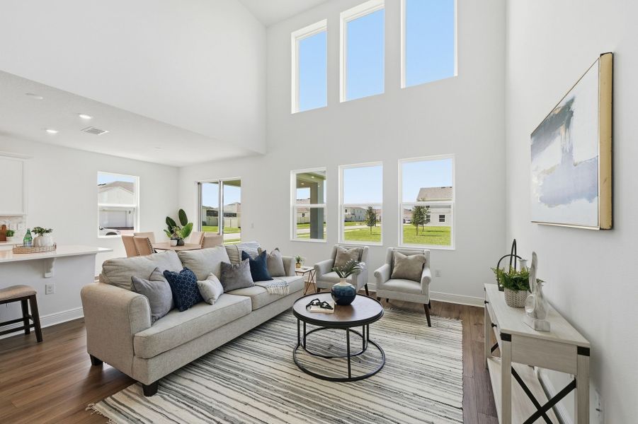 Furnished interior view inside a new home in Bargrove Estates, Mount Dora (Image 10). Furnished interior view inside a new home in Bargrove Estates, Mount Dora (Image 10).