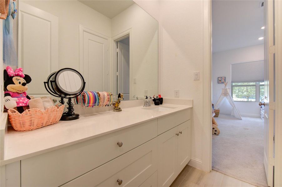 Furnished interior view inside a new home in Jordan Ranch: Vista Collection, Fulshear (Image 30).