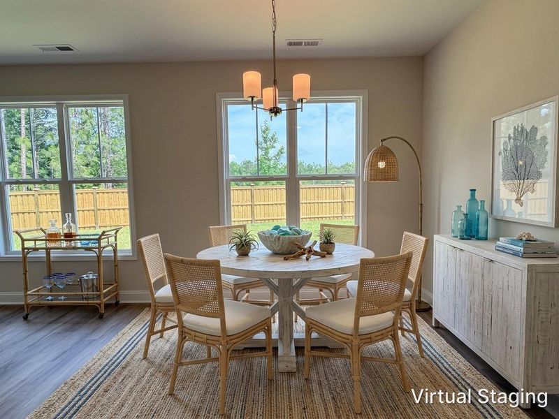 Furnished interior view inside a new home in Parkwood Estates, Leland (Image 13).