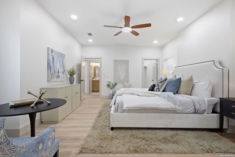 Furnished interior view inside a new home in , San Antonio (Image 8).