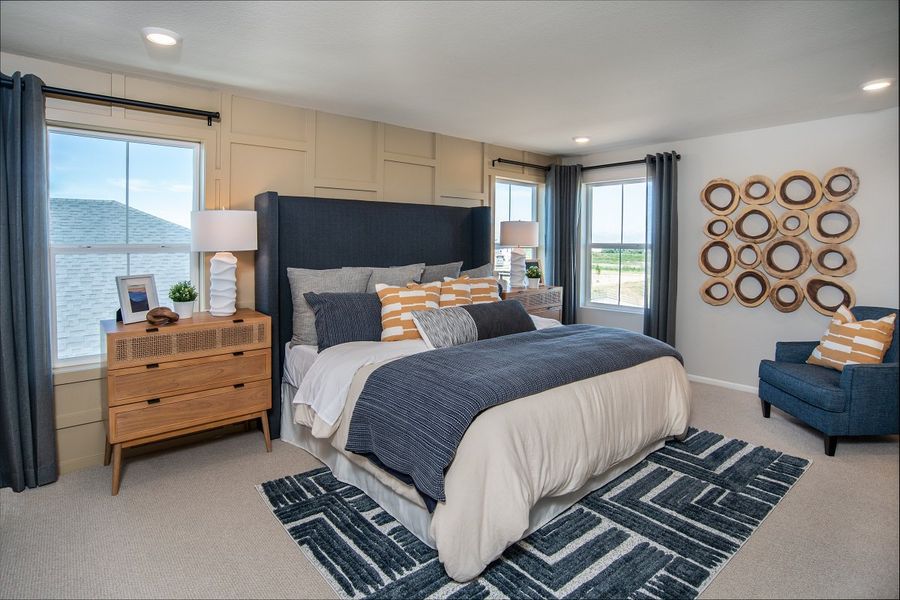 Representative furnished interior of a home built from the 2390 Modeled by KB Home in Turnberry, Commerce City (Image 6). Representative furnished interior of a home built from the 2390 Modeled by KB Home in Turnberry, Commerce City (Image 6).