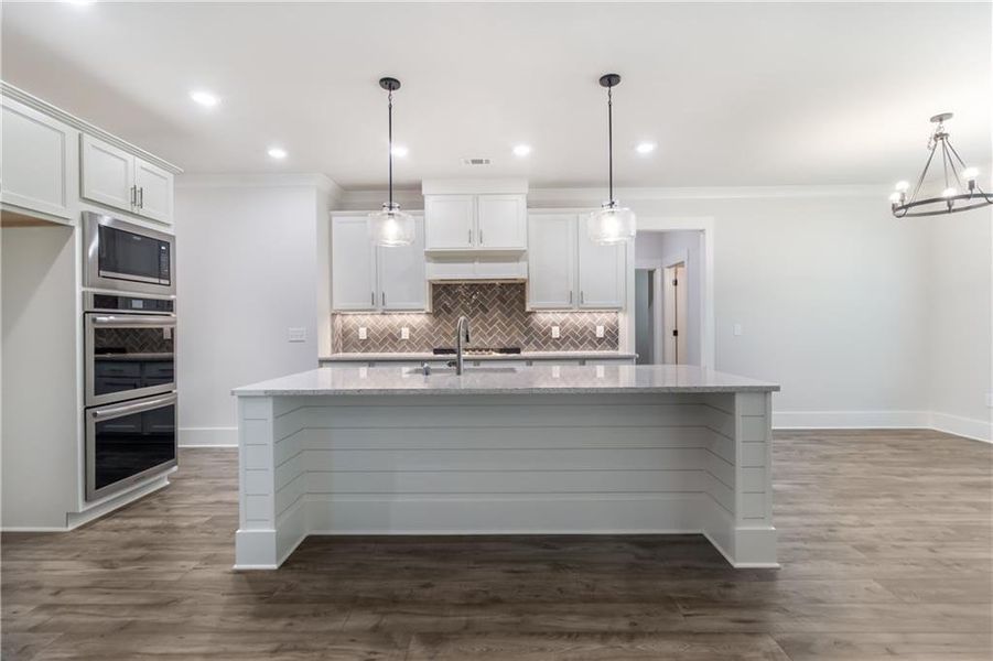 Furnished interior view inside a new home in Weslyn Park, Social Circle (Image 11).