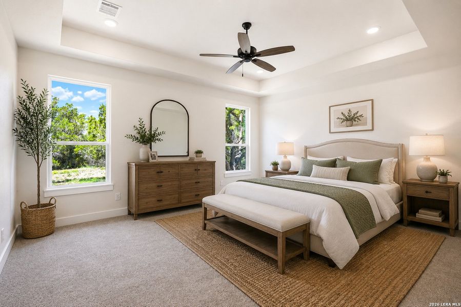 Furnished interior view inside a new home in , Spring Branch (Image 14).