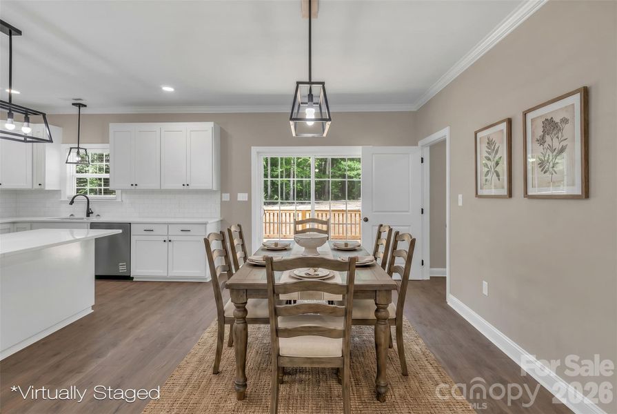 Furnished interior view inside a new home in , Lancaster (Image 10).
