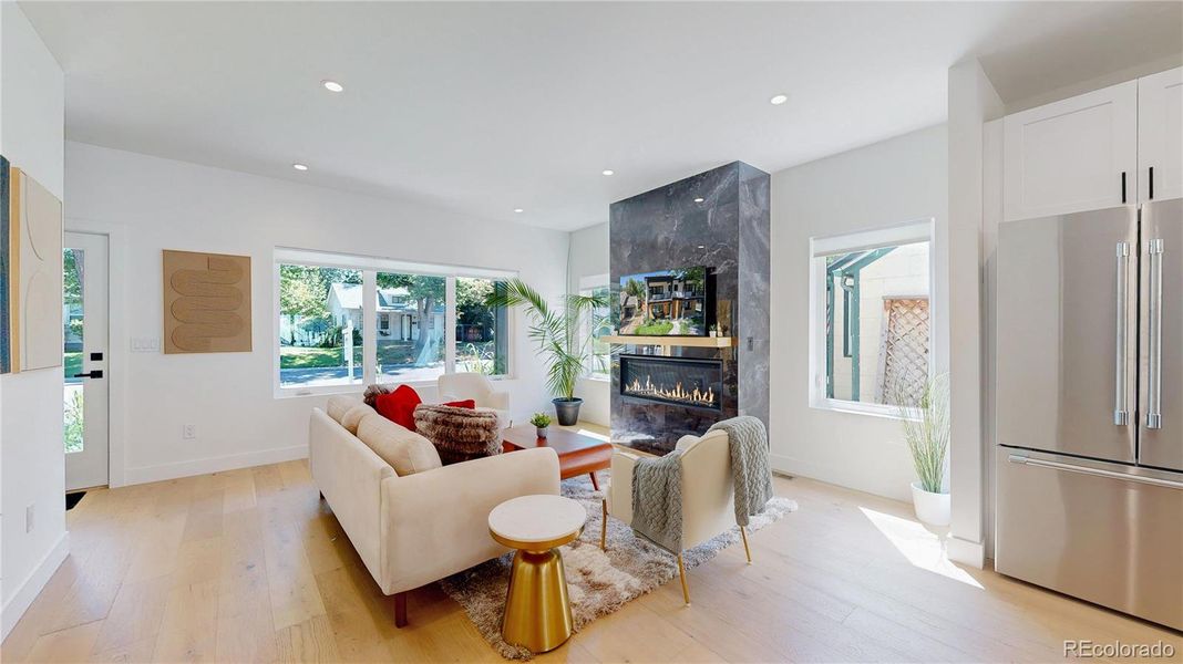 Furnished interior view inside a new home in , Denver (Image 9).