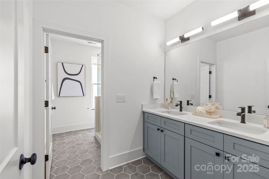 Furnished interior view inside a new home in , Charlotte (Image 7).