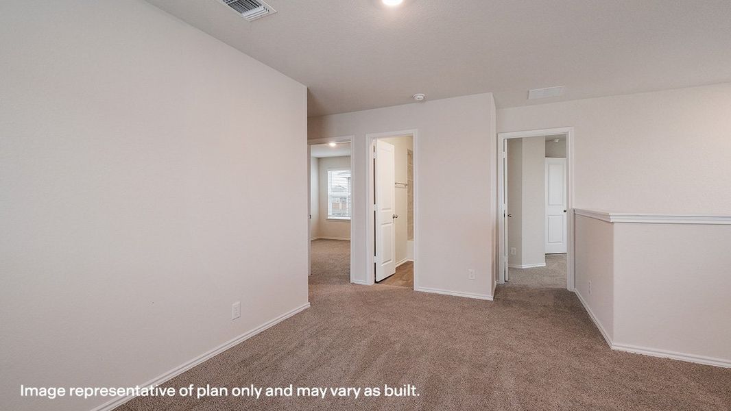 Spacious, unfurnished interior of a new home in Redbird Ranch, San Antonio (Image 16). Spacious, unfurnished interior of a new home in Redbird Ranch, San Antonio (Image 16).