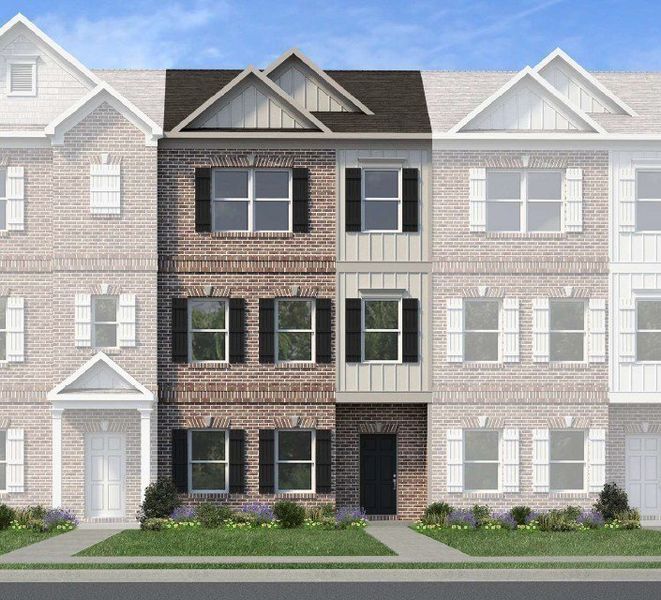 Artist rendering of a Richmond townhome* Artist rendering of a Richmond townhome*