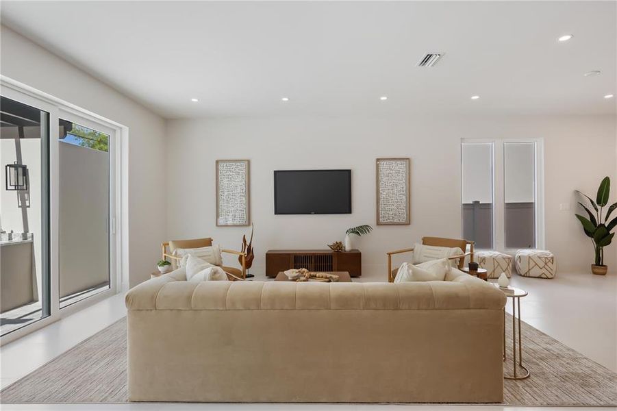 Furnished interior view inside a new home in , Sarasota (Image 20).