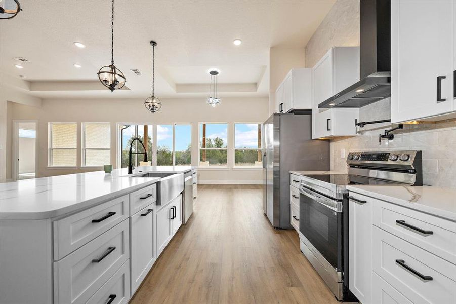 Furnished interior view inside a new home in , Whitney (Image 8).