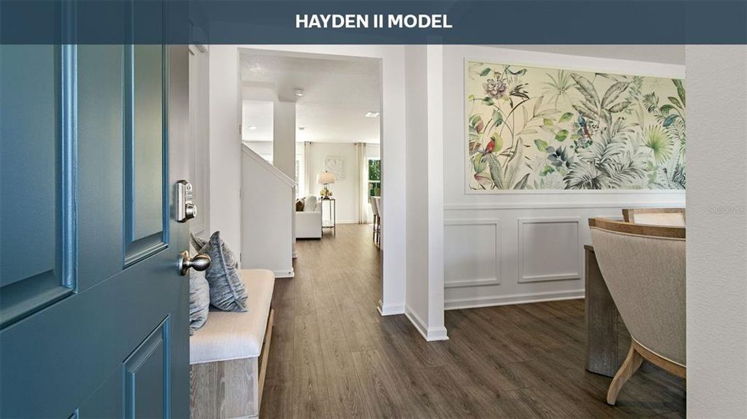 Furnished interior view inside a new home in Sawmill Branch, Palm Coast (Image 5).