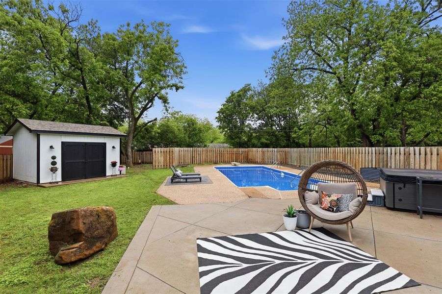 Exterior details and patio area of a home in , Cleburne (Image 26). Exterior details and patio area of a home in , Cleburne (Image 26).