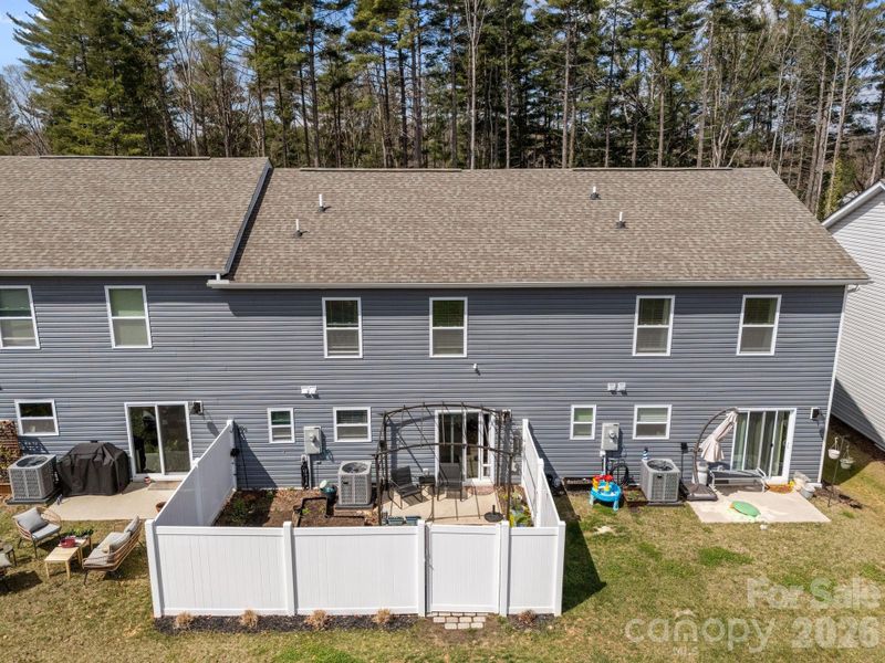 Exterior details and patio area of a home in , Candler (Image 23). Exterior details and patio area of a home in , Candler (Image 23).