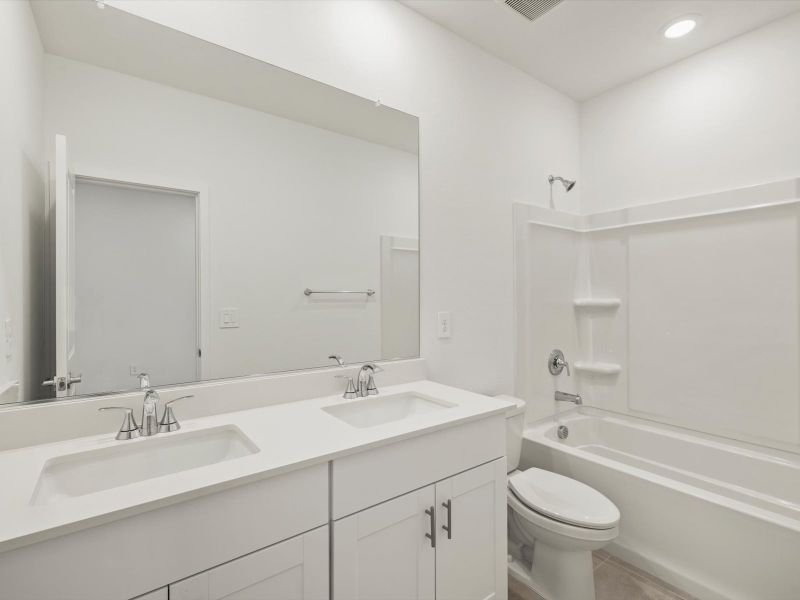 Furnished interior view inside a new home in Wildera, San Tan Valley (Image 2).