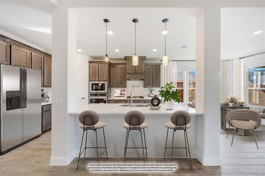 Furnished interior view inside a new home in Hampton Park, Glenn Heights (Image 12).