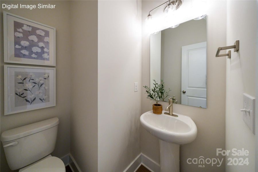 Digital Image Similar: Powder Room