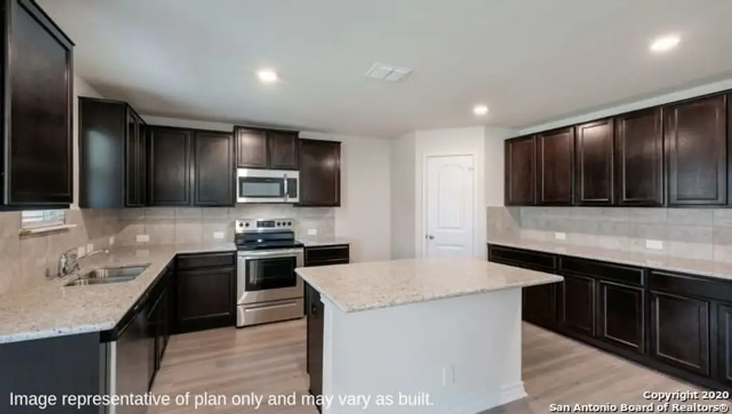 Furnished interior view inside a new home in Redbird Ranch, San Antonio (Image 7).