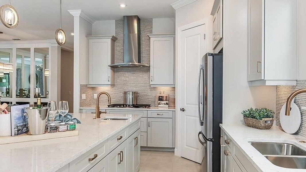 Furnished interior view inside a new home in Esplanade at Azario Lakewood Ranch, Bradenton (Image 12). Furnished interior view inside a new home in Esplanade at Azario Lakewood Ranch, Bradenton (Image 12).