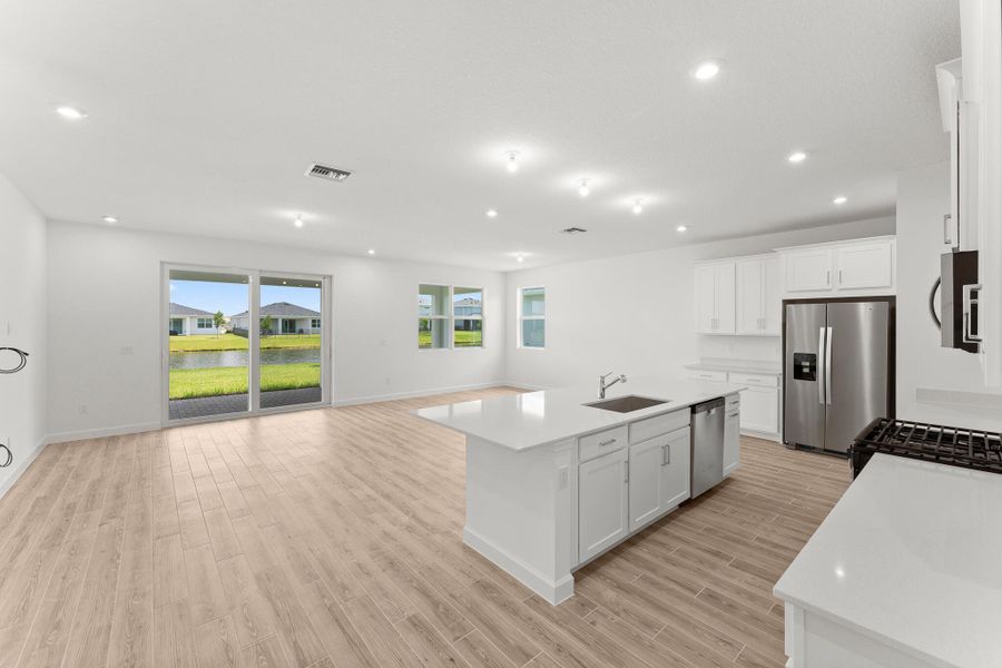 Furnished interior view inside a new home in Tradition - Cadence, Port St. Lucie (Image 4).