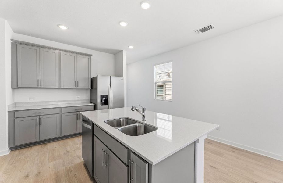 Furnished interior view inside a new home in Sonterra, Jarrell (Image 8).