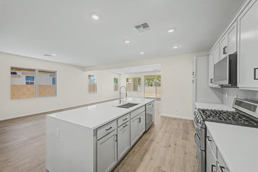 Furnished interior view inside a new home in Avanti at Granite Vista, Waddell (Image 8).