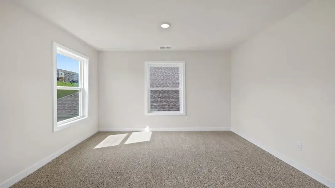 Spacious, unfurnished interior of a new home in Spring Ridge Reserve, Anderson (Image 32). Spacious, unfurnished interior of a new home in Spring Ridge Reserve, Anderson (Image 32).