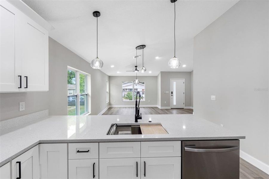 Furnished interior view inside a new home in , Tampa (Image 8).