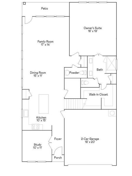 2D floor plan layout of this home in Anniston, Katy, TX (Image 3). 2D floor plan layout of this home in Anniston, Katy, TX (Image 3).