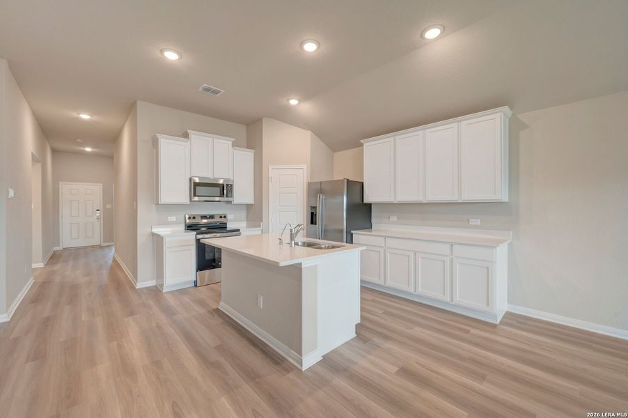 Furnished interior view inside a new home in Greenspoint Heights, Seguin (Image 12).