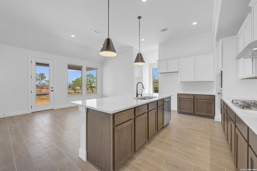 Furnished interior view inside a new home in Preserve at Annabelle Ranch, San Antonio (Image 10).