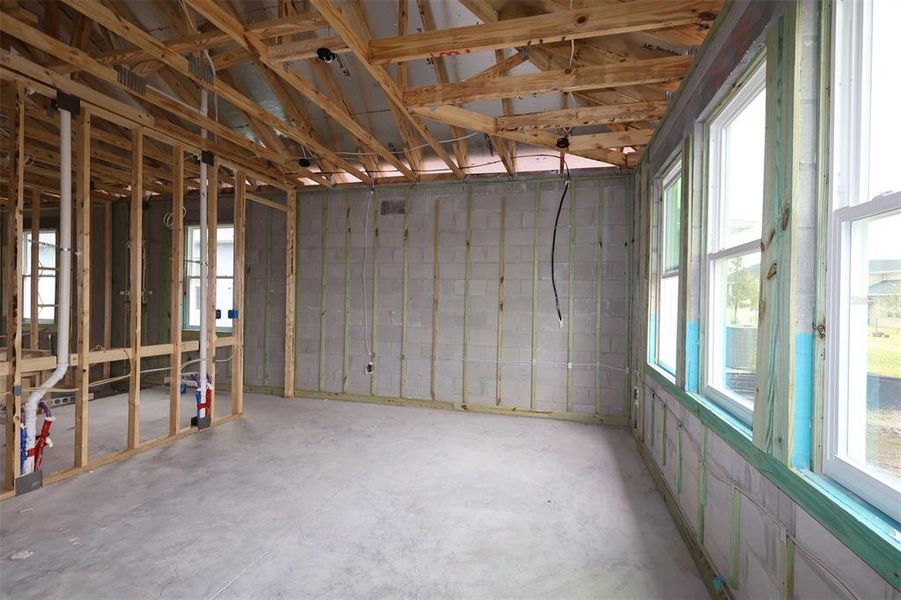 In-progress construction of a new home in Ravencliffe, Oviedo, FL (Image 8).