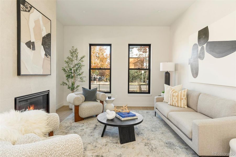 Furnished interior view inside a new home in , Denver (Image 4).