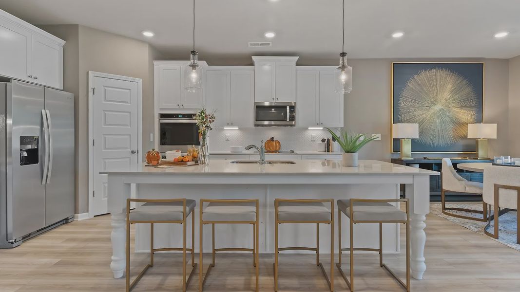 Representative furnished interior of a home built from the McKinley II - SL by DRB Homes in Brighton, Locust Grove (Image 17).