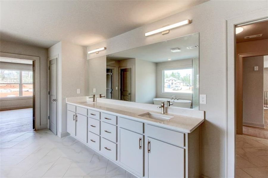 Furnished interior view inside a new home in , Conyers (Image 10).