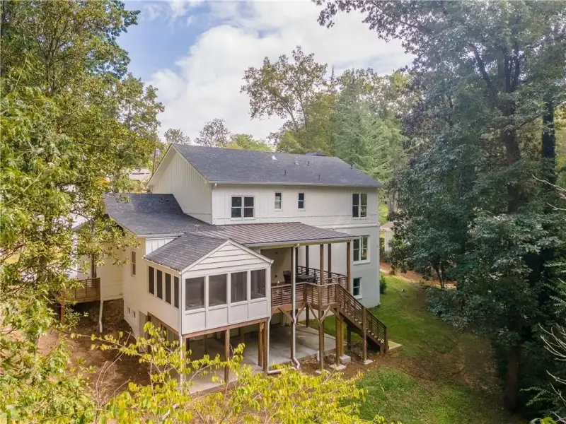 Exterior details and patio area of a home in , Sandy Springs (Image 3).