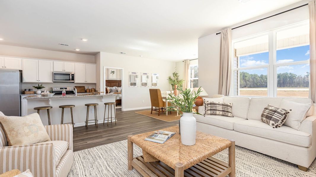 Furnished interior view inside a new home in Fox Run, Supply (Image 7).