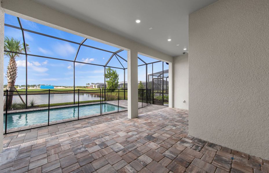 Exterior details and patio area of a home in BeachWalk by Manasota Key, Englewood (Image 3).