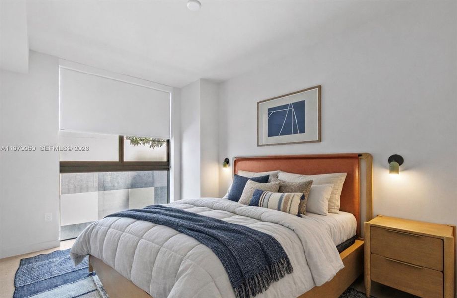 Furnished interior view inside a new home in , Miami (Image 3).